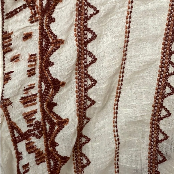 NWT Free People Saffron Embroidered Tunic in Ivory - Picture 13 of 14